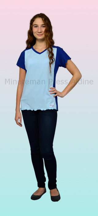 <img src=”Women-V-Neck-Short-Sleeve-T-Shirt-Minuteman-Press-Aldine-06” alt=”WOMEN'S BAMBOO V-NECK T-SHIRT”>